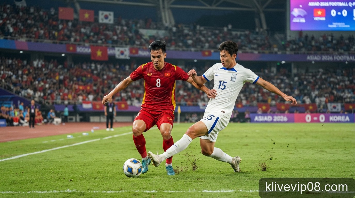 Klive điểm tin: U23 Việt Nam đối đầu Hàn Quốc tại tứ kết ASIAD 2026, thử thách cực đại cho thầy trò HLV Kim Sang-sik